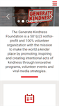 Mobile Screenshot of generatekindness.org
